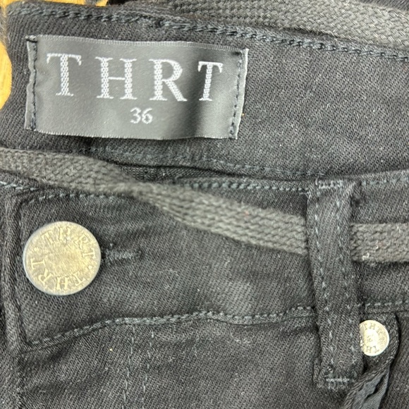 THRT DENIM ANGEL SKINNY BLACK JEANS - Picture 2 of 2